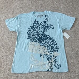 Cubavera Light Blue Short Sleeve Tee